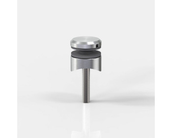 Punkthalter, Durchmesser 30 mm, erhaben, für Rundrohr