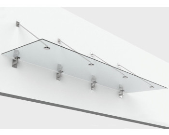 P+S Vordachsystem mit Zugstangen Typ Z-02 mit 4-Achsen-System