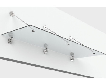 P+S Vordachsystem mit Zugstangen Typ Z-03 mit 3-Achsen-System