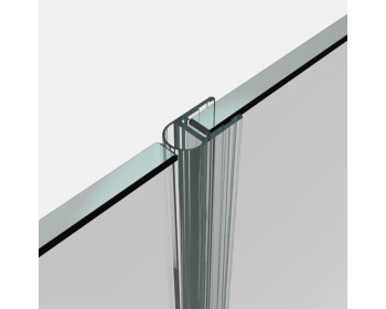 Einbaubeispiel Glas an Glas 180°