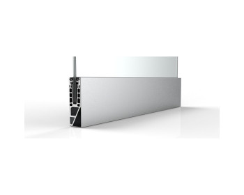 P+S Geländerprofil cp-1442 - Set zur Frontmontage z.B. an eine Wand