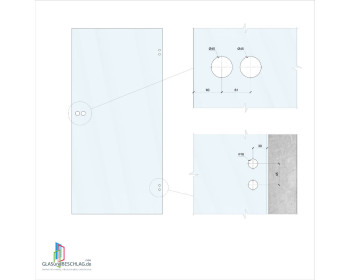 schematische Darstellung mit der benoetigten Glasbearbeitung