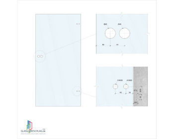 schematische Darstellung der benoetigten Glasbearbeitung