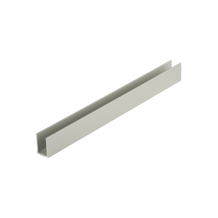 U-Profil 30x20x30x2 mm zur Rahmung von feststehendem Glas bis 12 mm Glasdicke