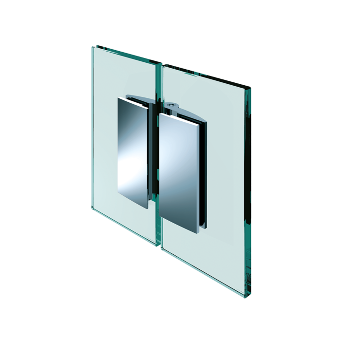 Farfalla Duschtuerband Glas an Glas 180°