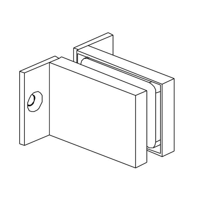 SIMONSWERK - Maxima - Oberlichtverbinder Glas an Wand
