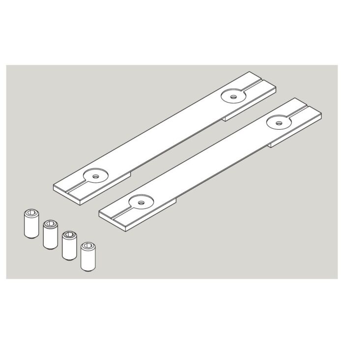 DORMA MUTO Comfort L - 80 / Premium Telescopic 80 Zubehör-Set für zwei Laufwagen