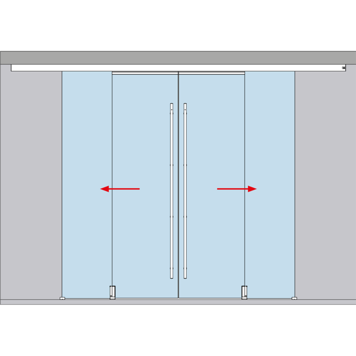 MUTO Premium Telescopic 80 SET 18 zur Deckenmontage 4flg.