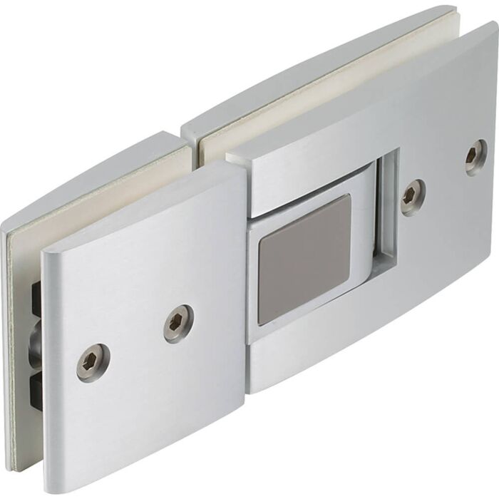 DORMA Tensor Pendeltuerband Glas an Glas - silberfarbig