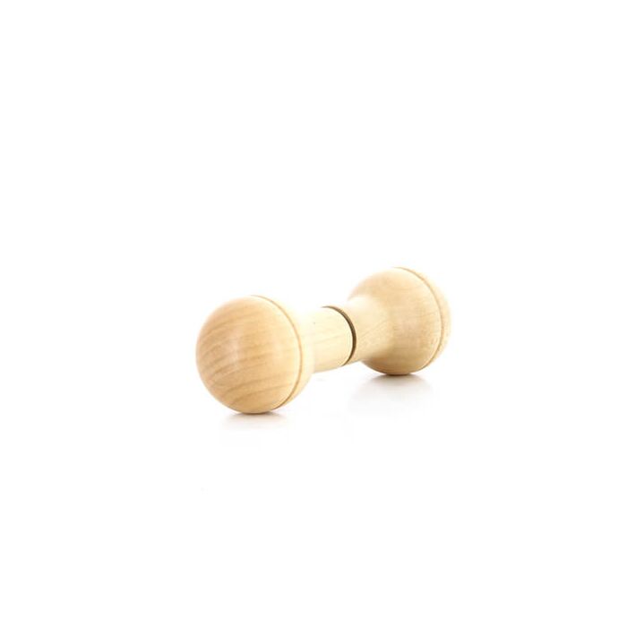 Türknopfpaar aus Holz in Birnenform - Griffbereich Durchmesser 40 mm