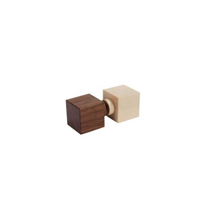 Würfelgriff quadratisch - 40 mm aus Holz