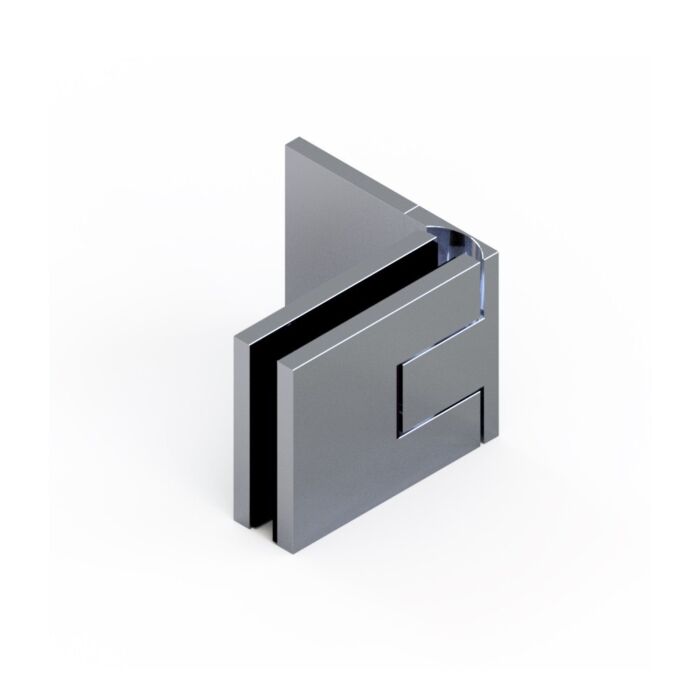 KL-megla Milano Original Premium Duschtürband Glas an Wand 90°
