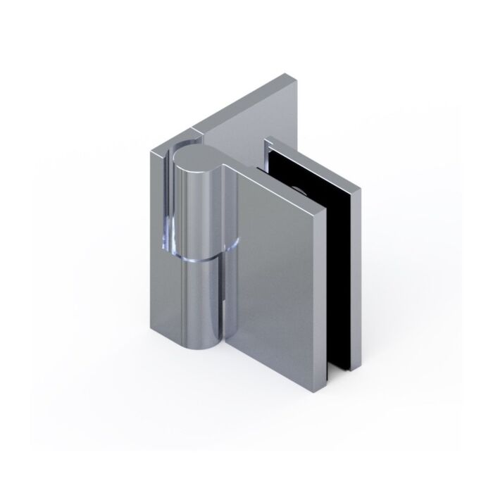 KL-megla Wellness HS Duschtürband Glas an Wand 90°