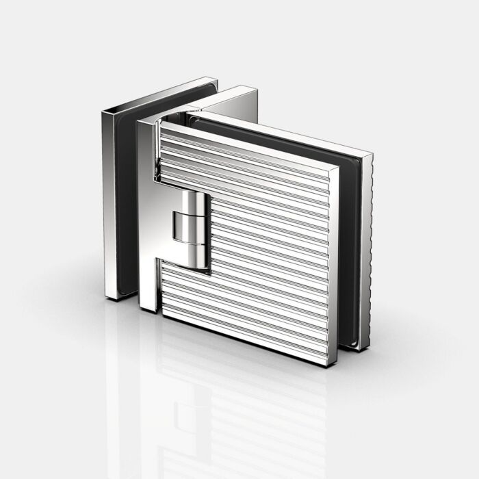 P+S Flamea+ Linea Duschtürpendelband Glas an Glas 90°