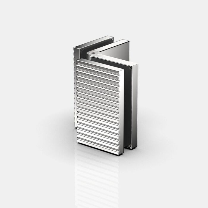 Flamea+ Linea Winkelverbinder Glas an Glas 90°