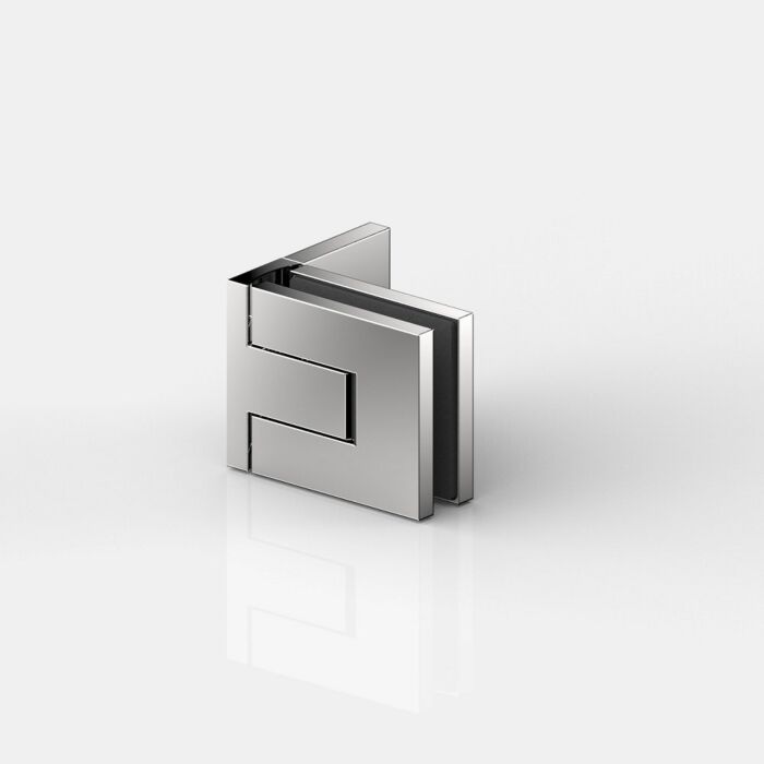 Flamea pro mini Duschtürpendelband Glas an Wand 90°