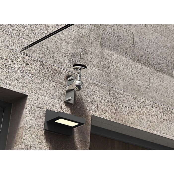 P+S Vordachsystem mit Zugstangen Typ Z-04 - Detailansicht des Wandflansches