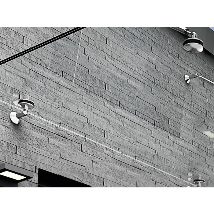 P+S Vordachsystem mit Zugstangen Typ Z-06 - Detailansicht des Wandflansches