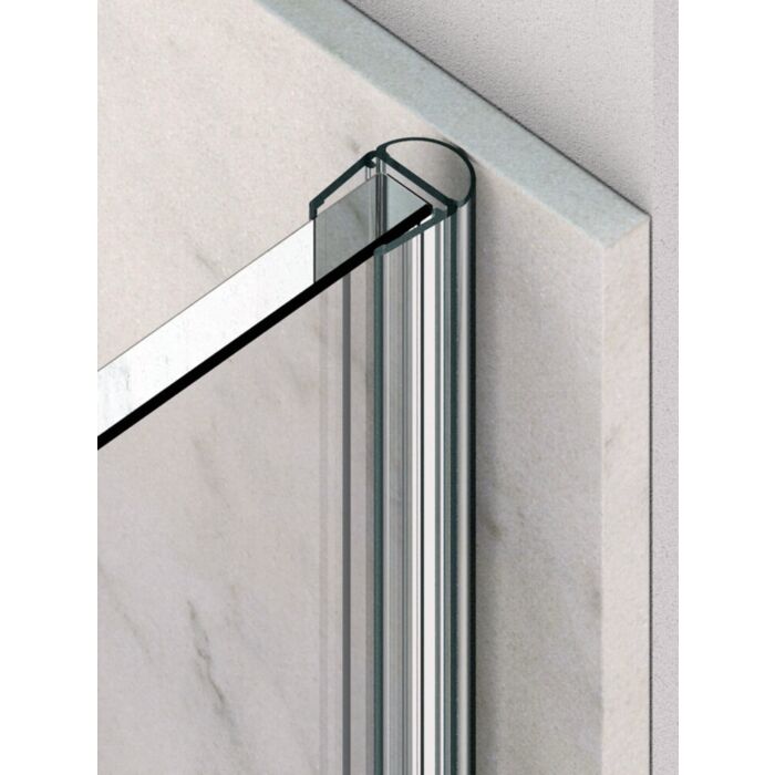 Einbaubeispiel Glas an Wand 90°