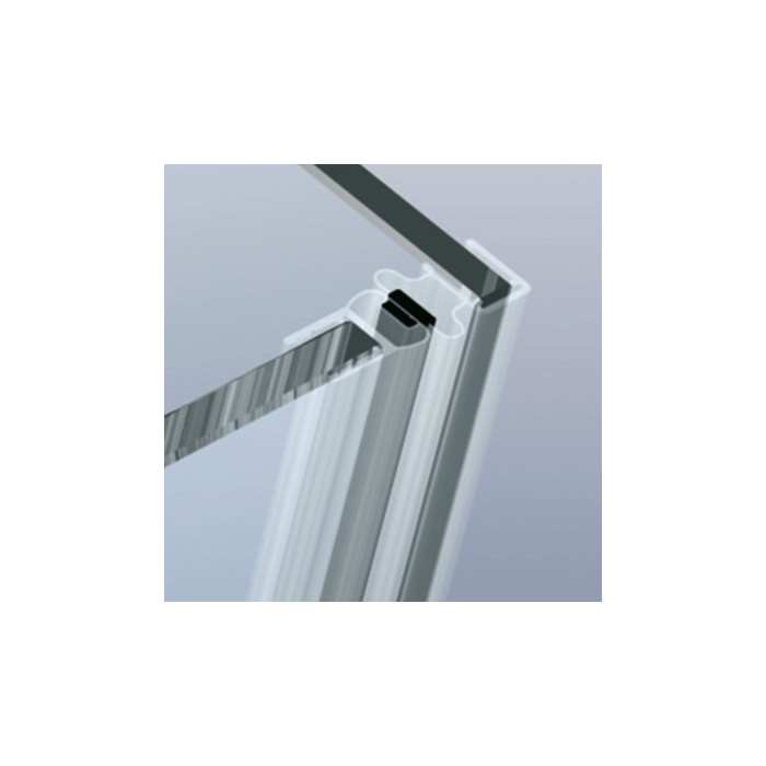 Magnetdichtung Glas-Glas 90° fuer Duschpendeltueren