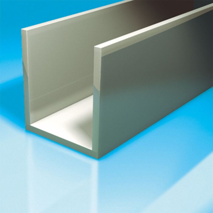 U-Profil fuer bis zu 14 mm Glasdicke
