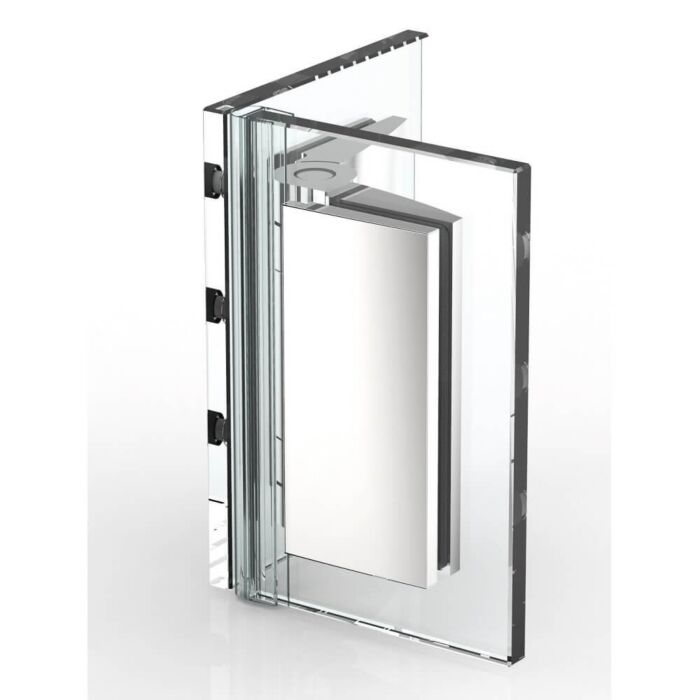 TURA Anschlagtürband Glas an Glas 90°