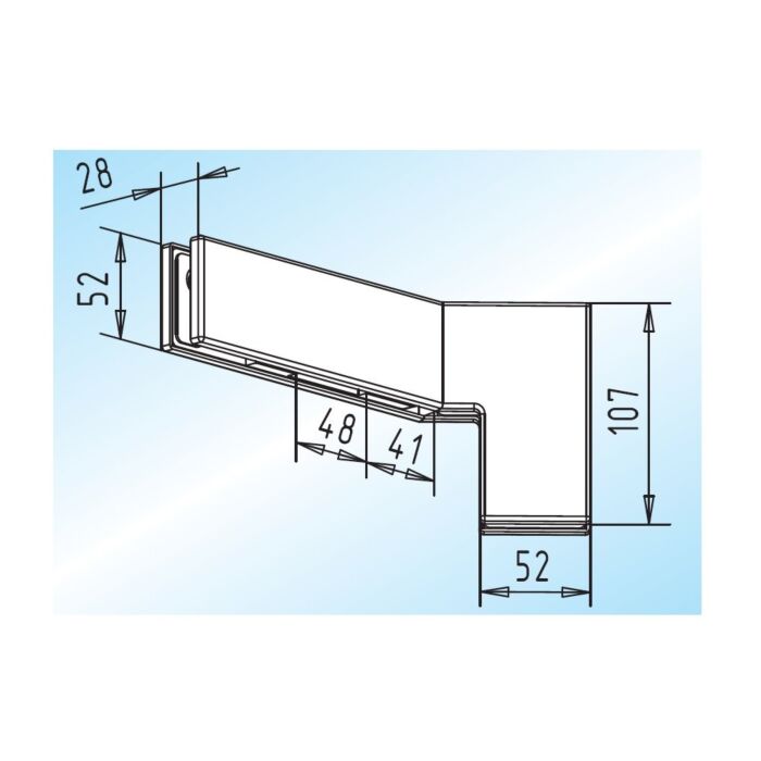 WSS Winkel-Gegenkasten GK 42.4
