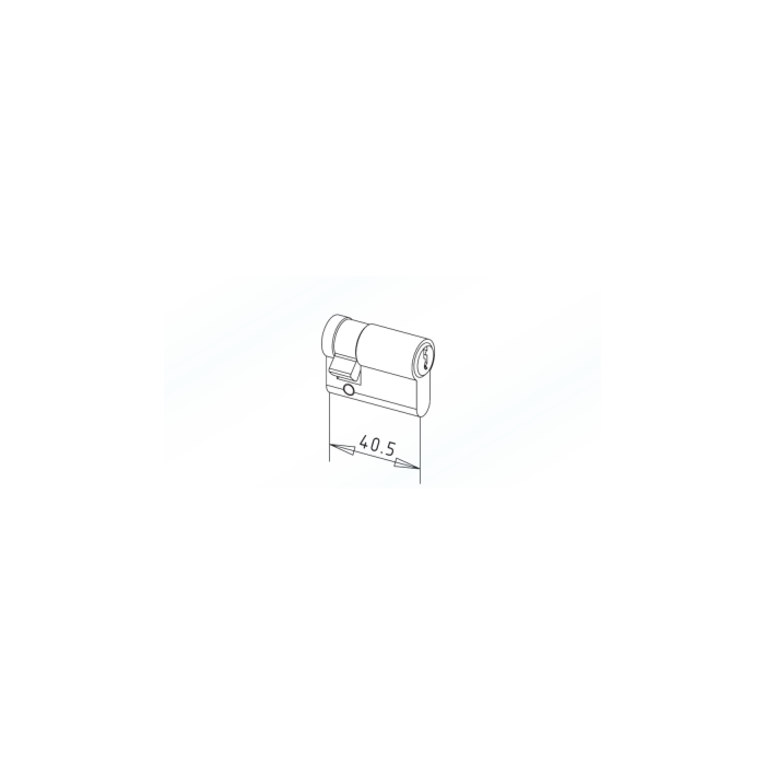 WSS Profil-Halbzylinder 40