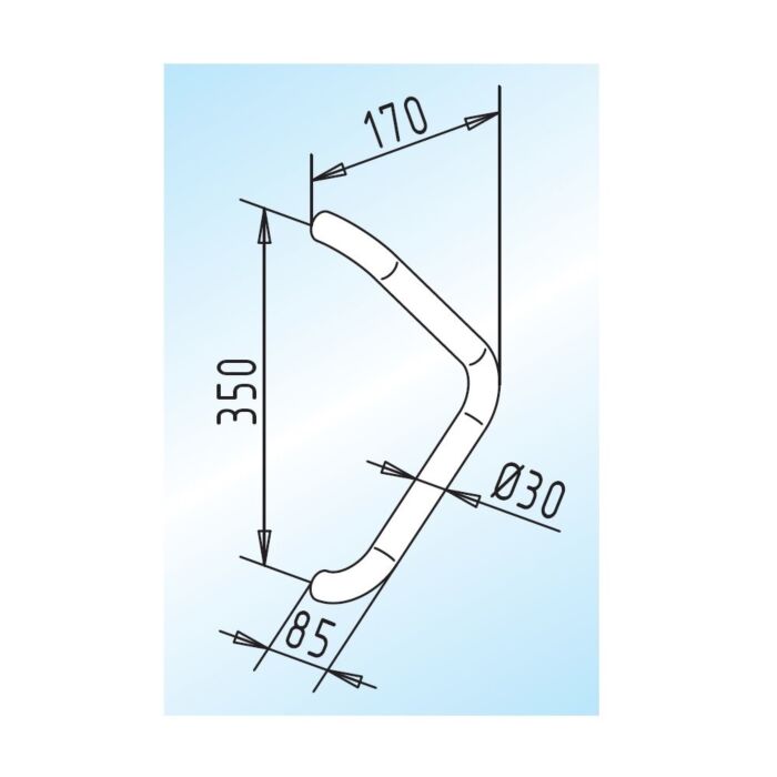 Türgriff in Dreiecks-Form