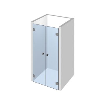 Flamea Beschlagset 7-103, für 2flg. Duschtür