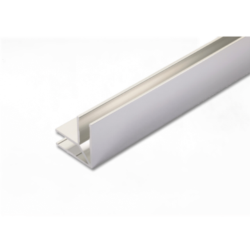 Eckprofil 90° zum Verbinden von 8 mm Glas