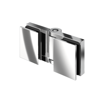 Flinter Duschtuerband Glas-Glas 180° nach innen oeffnend