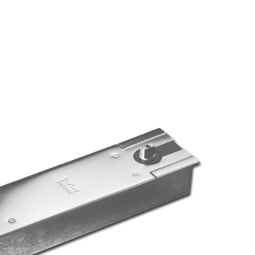 DORMA Bodentürschliesser BTS 75 V, Deckplatte Edelstahl poliert