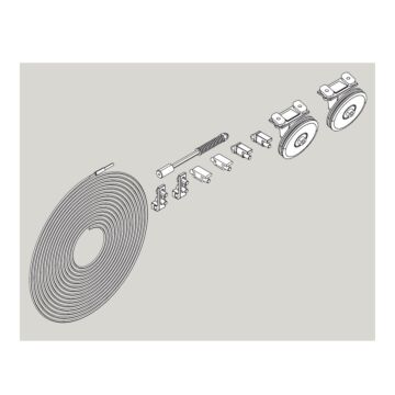 DORMA MUTO Comfort L - 80 Synchro-Set, bestehend aus Seilzug und Zubehör