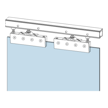 DORMA RS 120 Schiebetürbeschlag zur Wand- und Deckenmontage