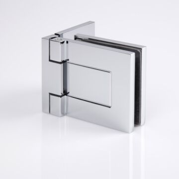 BO 112 Duschtürband Glas an Wand für Glasduschen und Sauna, für 8 mm Glasdicke