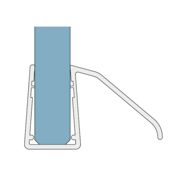 Wasserabweiser SF 740 Premium, für 8 - 10 mm Glas