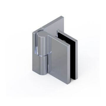 KL-megla Wellness HS Duschtürband Glas an Wand 90°, DIN links, nach aussen öffnend, mit Hebe-senk-Funktion, Art.-Nr. 08312