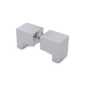 Duschtürknopf eckig