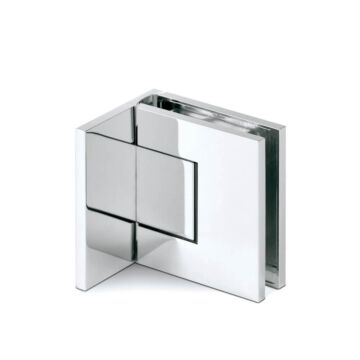 EXCITE Duschtür-Pendelband Glas an Wand 90°
