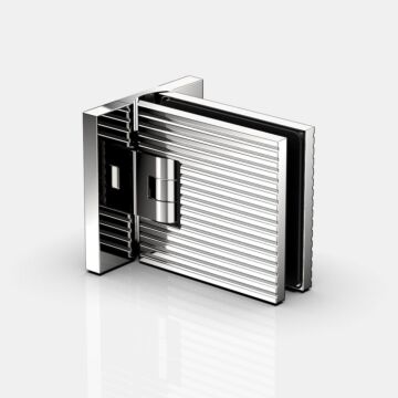 PS Flamea+ Linea Duschtuerpendelband Glas-Wand 90° in glanzverchromt