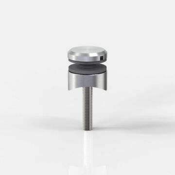 Punkthalter, Durchmesser 30 mm, erhaben, für Rundrohr