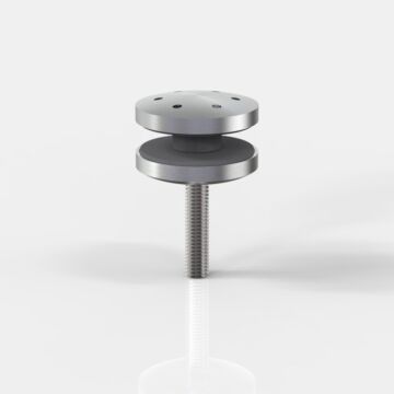 Punkthalter, Durchmesser 40 mm, erhaben