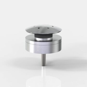 Punkthalter, Durchmesser 52 mm, erhaben