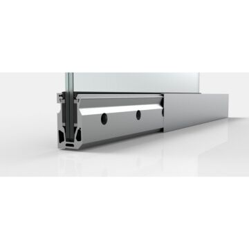 P+S Geländerprofil cp-1403-25 - Set zur Frontmontage z.B. an eine Wand