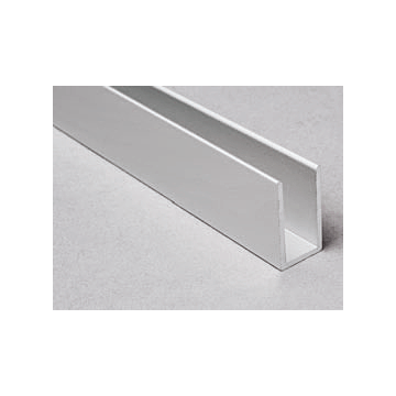 U-Profil für 6 bis 10 mm Glasdicke, in 2.010, 2.500 oder 5.000 mm Länge