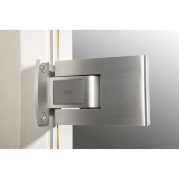 DORMA Tensor Pendeltuerband Glas-an-Wand, Edelstahloptik