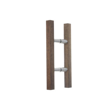 Türgriff aus Holz Drm. 30 x 30 mm - eckiger Holzstab  ab Länge 350 mm