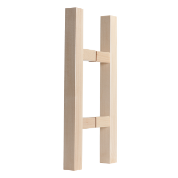 Türgriff aus Holz Drm. 30 x 30 mm - quadratischer Holzstab ab Länge 350 mm