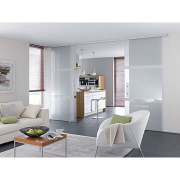 Einbaubeispiel - Vitris Portavant M 50 Schiebetürbeschlag-Set zur Deckenmontage